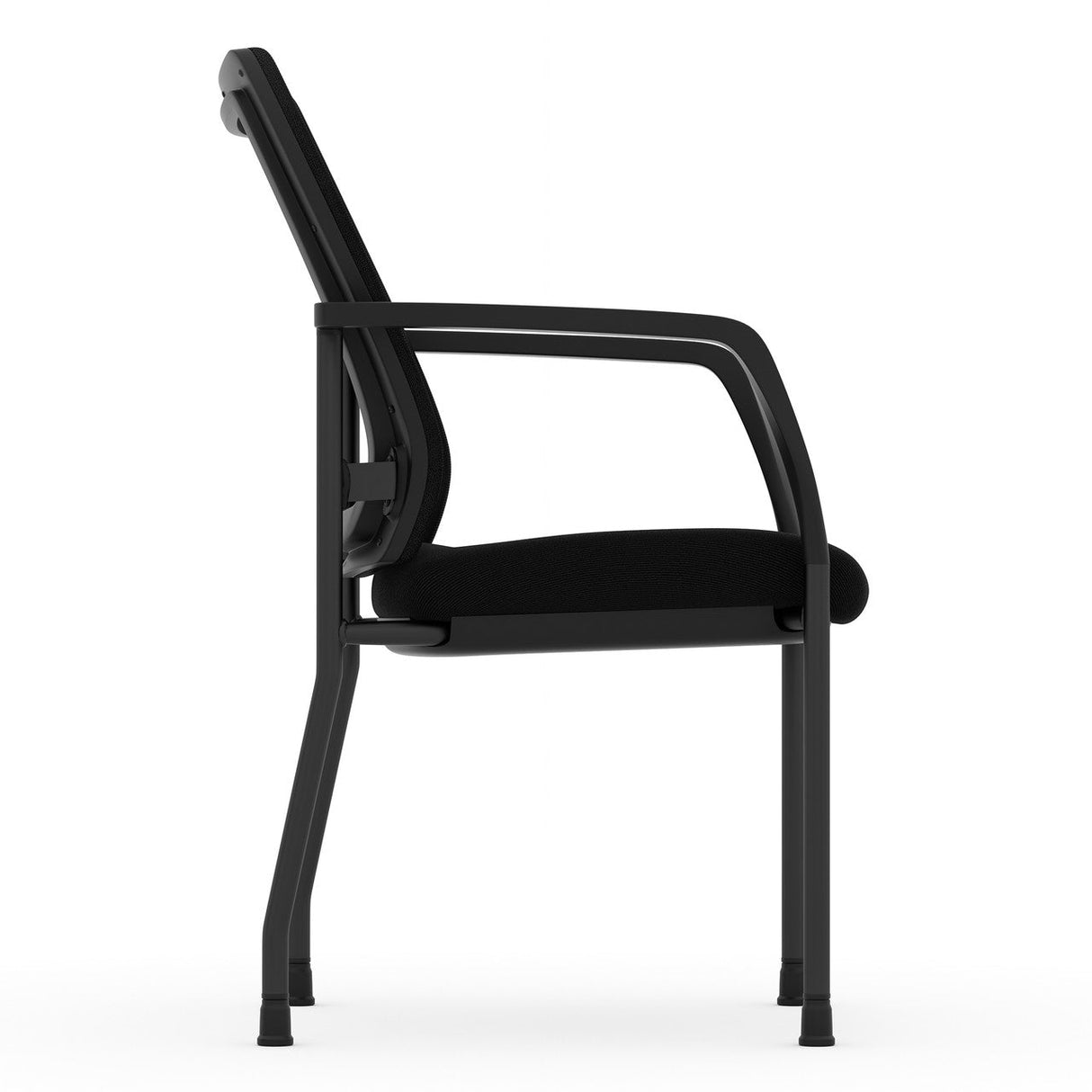CoolMesh Mesh Back Stacking Chair with Fabric Seat | 7944GNSF