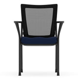 CoolMesh Mesh Back Stacking Chair with Fabric Seat | 7944GNSF