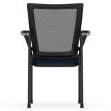 CoolMesh Mesh Back Stacking Chair with Fabric Seat | 7944GNSF