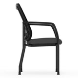 CoolMesh Mesh Back Stacking Chair with Fabric Seat | 7944GNSF