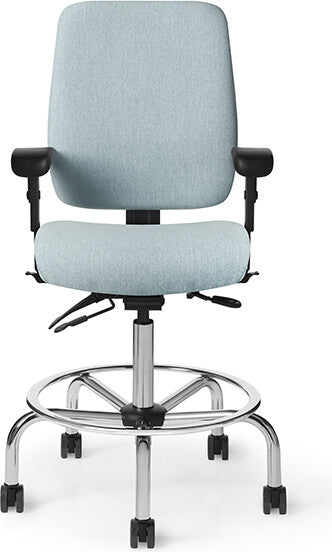 Office Master Affirm Cushioned Back Ergonomic Stool | AF413
