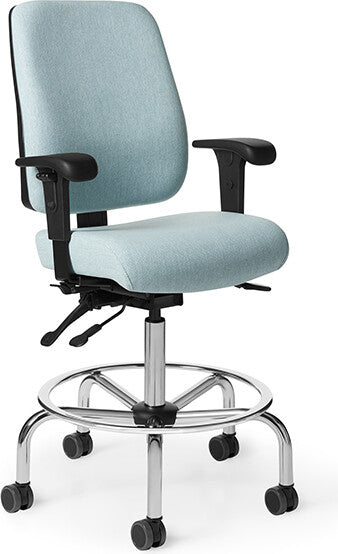 Office Master Affirm Cushioned Back Ergonomic Stool | AF413