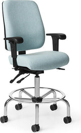 Office Master Affirm Cushioned Back Ergonomic Stool | AF413