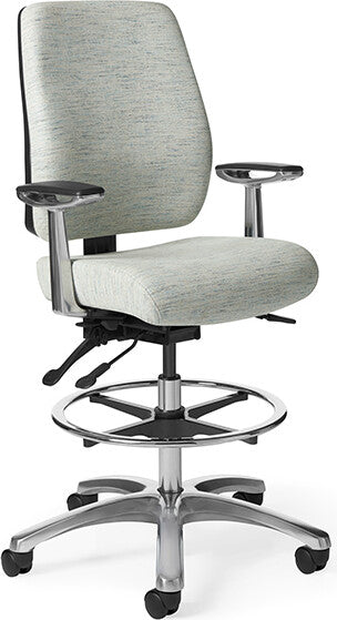 Office Master Affirm Cushioned Back Ergonomic Stool | AF415