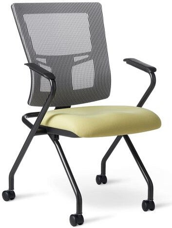 Office Master Affirm Mid Back Ergonomic Office Guest Chair with Fixed Arms | AF570N