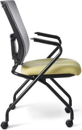 Office Master Affirm Mid Back Ergonomic Office Guest Chair with Fixed Arms | AF570N