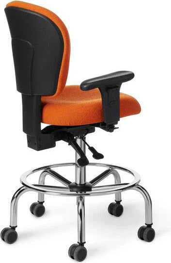 Office Master Classic Small Build Multi Functional Ergonomic Lab Stool | PAC53-LS (CLS53)