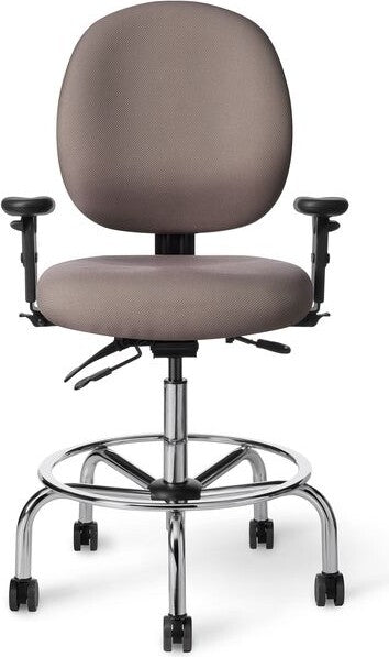 Office Master Classic Medium Build Multi Functional Ergonomic Lab Stool | PAC57-LS (CLS57D)