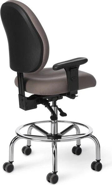 Office Master Classic Medium Build Multi Functional Ergonomic Lab Stool | PAC57-LS (CLS57D)