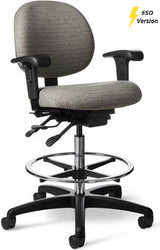 Office Master Electrostatic Discharge ESD Healthcare Lab Stool (Fabric) | EF45