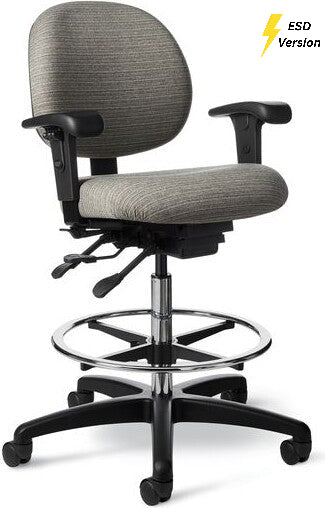Office Master Electrostatic Discharge ESD Healthcare Lab Stool (Fabric) | EF45