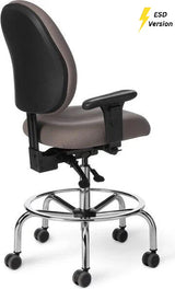 Office Master Electrostatic Discharge ESD Healthcare Lab Stool (Fabric) | EFCLS57D
