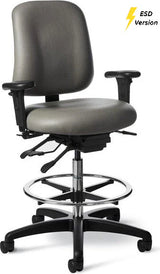 Office Master Electrostatic Discharge ESD Multi Function Lab Stool (Vinyl) | EVIU73