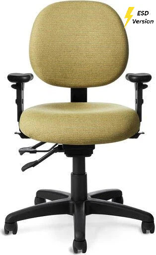 Office Master Electrostatic Discharge ESD Ergonomic Mid Back Task Chair (Vinyl) | EV44