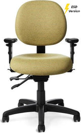 Office Master Electrostatic Discharge ESD Ergonomic Mid Back Task Chair (Vinyl) | EV44