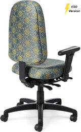 Office Master Electrostatic Discharge ESD High Back Ergonomic Chair (Vinyl) | EV77