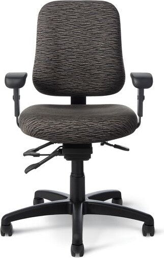 Office Master 24-Seven Intensive Use Mid Back Ergonomic Task Chair | PT72IU (IU72)
