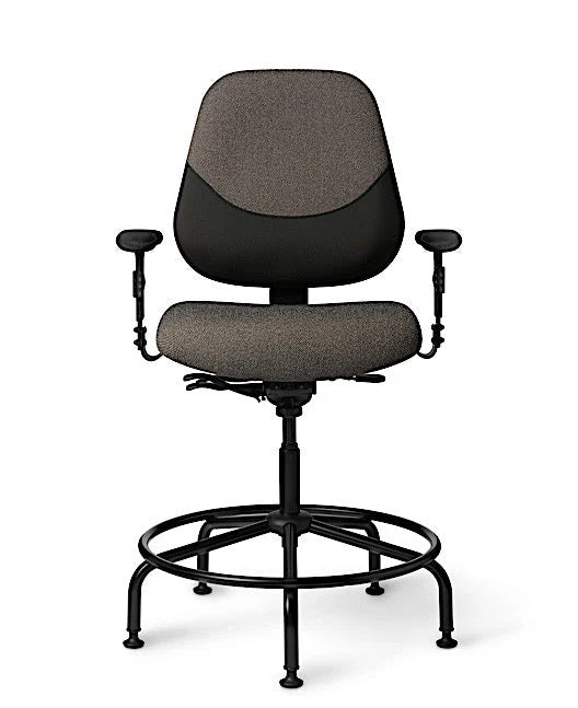 Office Master Maxwell Police Department Heavy Duty Big Build Stool | MX85PD