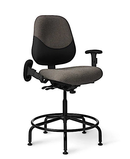 Office Master Maxwell Police Department Heavy Duty Big Build Stool | MX85PD