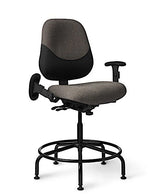 Office Master Maxwell Police Department Heavy Duty Big Build Stool | MX85PD