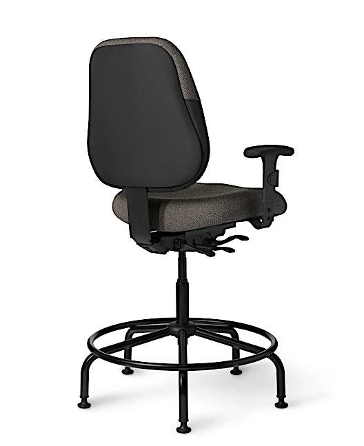 Office Master Maxwell Police Department Heavy Duty Big Build Stool | MX85PD
