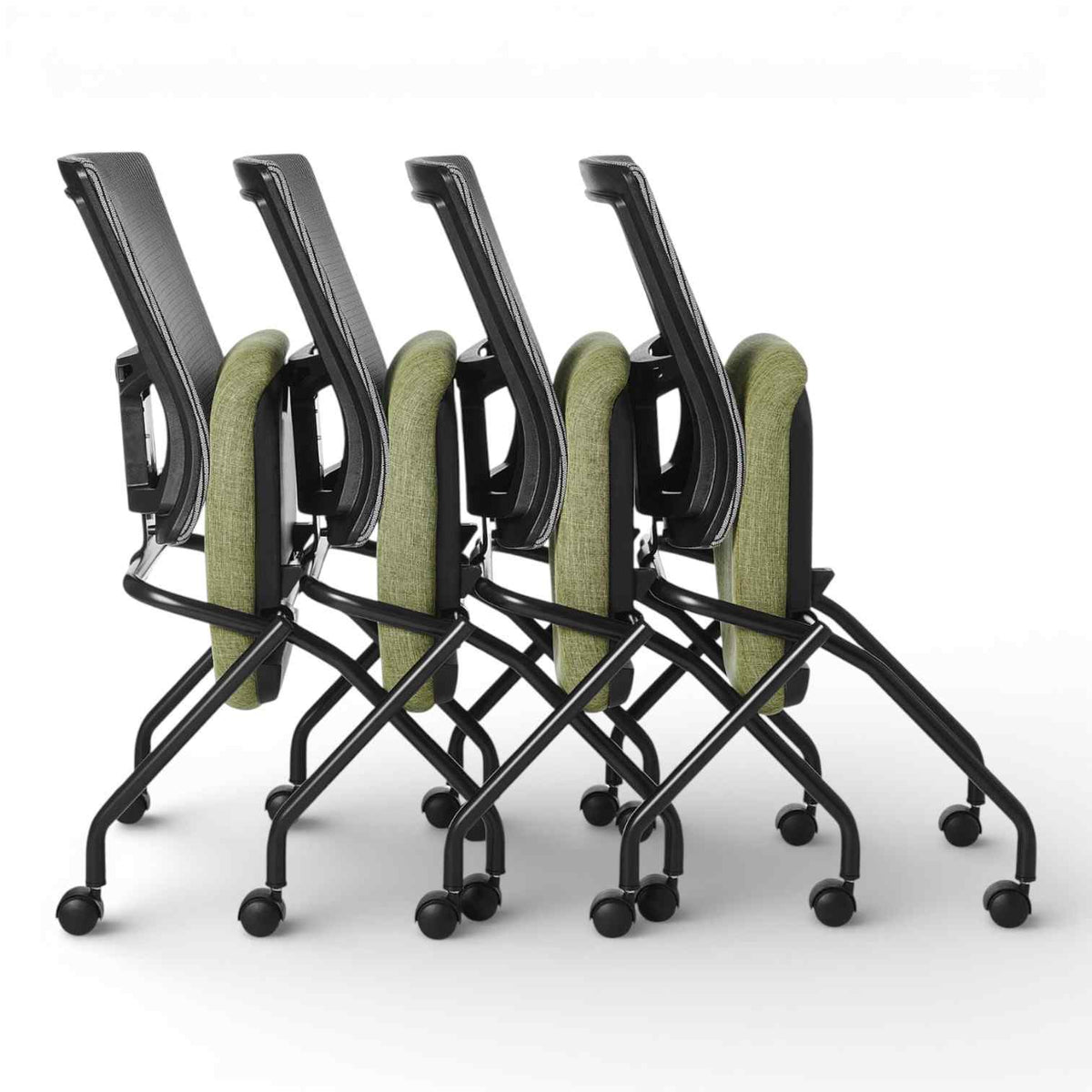 Office Master Affirm Mid Back Ergonomic Office Guest Chair Armless | AF571N