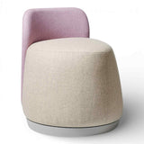 Office Master Plot Twist Pouf With Backrest | PLT-B