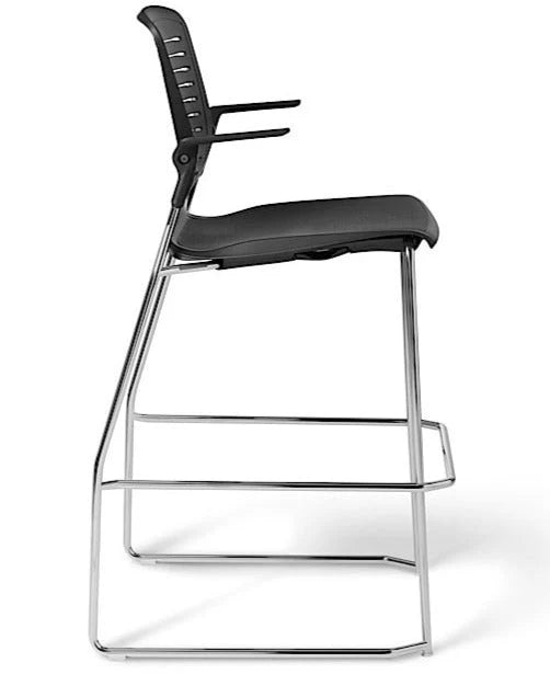 Office Master OM5 Active Sled Base Cafe Stool | OM5-AC