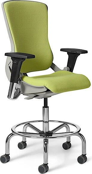 Office Master Ergonomic Self Weighing Executive Stool With Footring | OM5-EX-TS