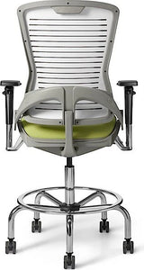 Office Master Ergonomic Self Weighing Executive Stool With Footring | OM5-EX-TS