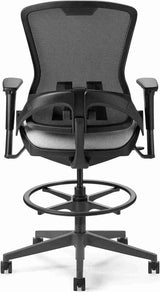 Office Master Ergonomic Self Weighing High Back Mesh Task Stool | OM5-MH-TS