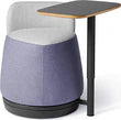 Office Master Plot Twist Pouf With Backrest and Tablet | PLT-BT