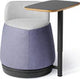 Office Master Plot Twist Pouf With Backrest and Tablet | PLT-BT