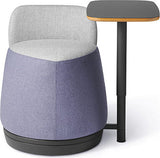 Office Master Plot Twist Pouf With Backrest and Tablet | PLT-BT