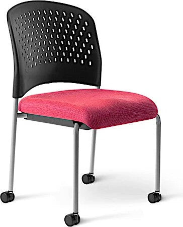 Office Master Armless Stackable Guest Chair | SG1K