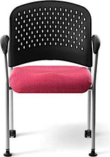 Office Master Stackable Office Guest Chair with Arms | SG2K