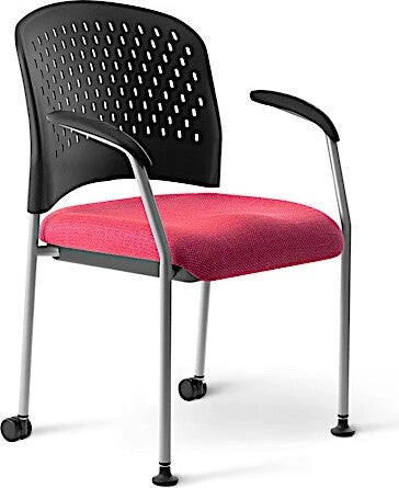 Office Master Stackable Office Guest Chair with Arms | SG2K