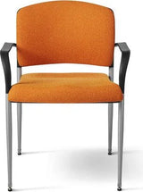 Office Master Contoured Poly Back Stacking Chair | SG3W