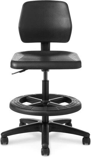 Office Master Workstool Basic Bench with Backrest and Footring | WS23