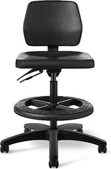 Office Master Workstool Basic Bench Height with Backrest and Footring | WS25