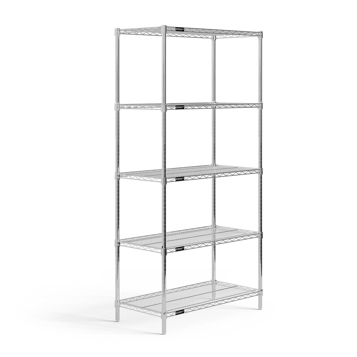 OS 36"Wx18"Dx72"H 5-Shelf Wire Rack | OSWR3001BK