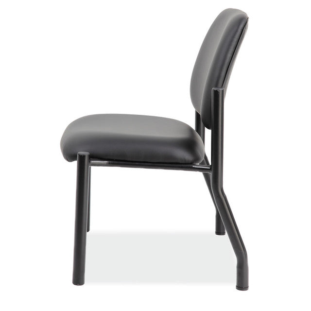 Large Leg Chair Big & Tall Armless Guest Chair with Wall-Saver Leg Design - 23