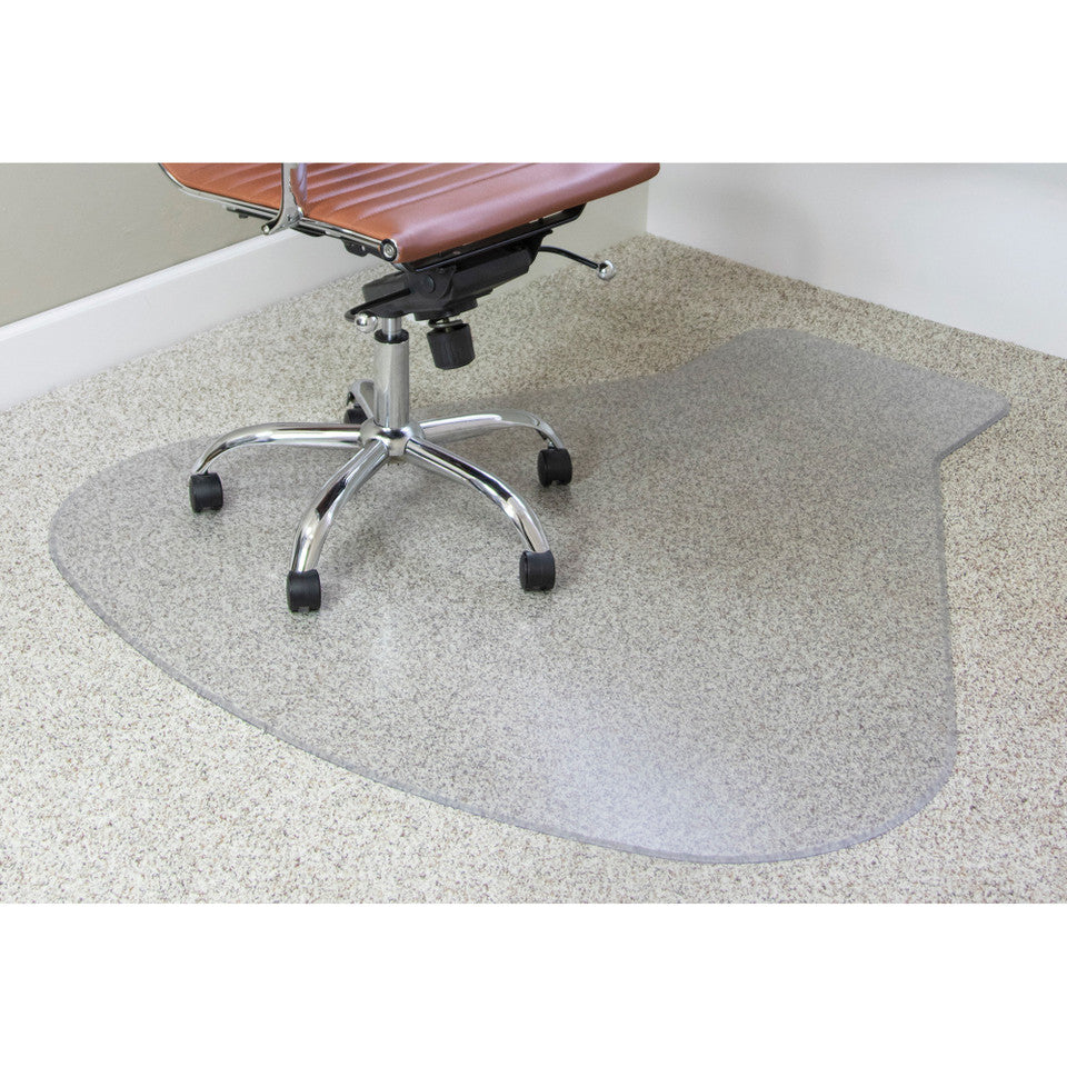 OS Everlife Clear Chair Mat for Medium Pile Carpet, 54" x 60" Workstation | ST5460ABVC