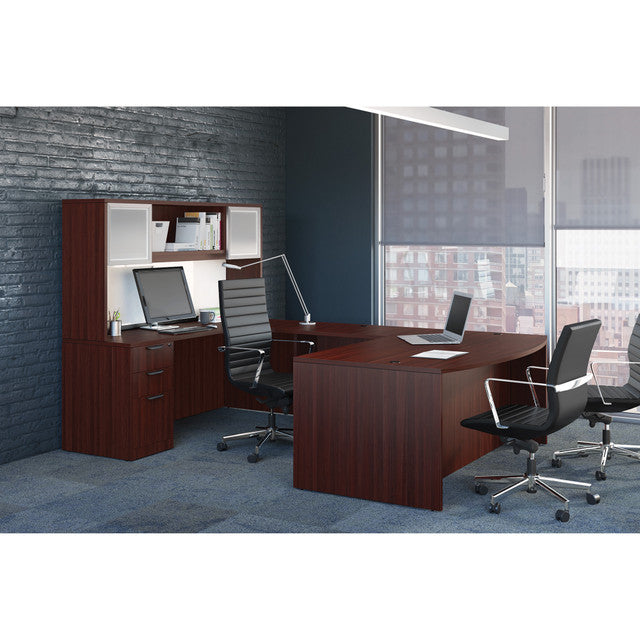OS Laminate 71"W Bow Front Desk Shell | OS189