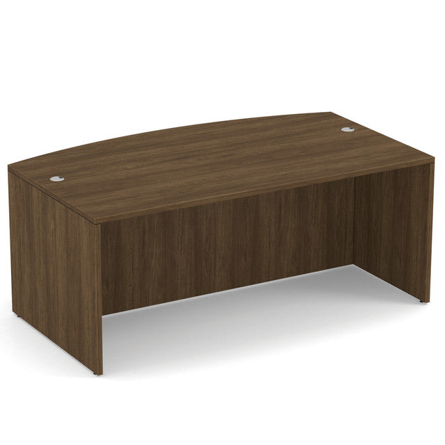 OS Laminate 71"W Bow Front Desk Shell | OS189