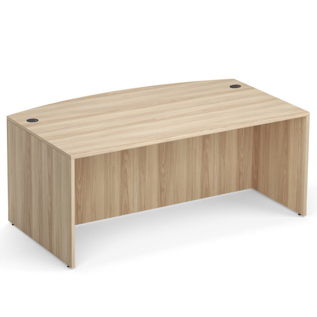 OS Laminate 71"W Bow Front Desk Shell | OS189