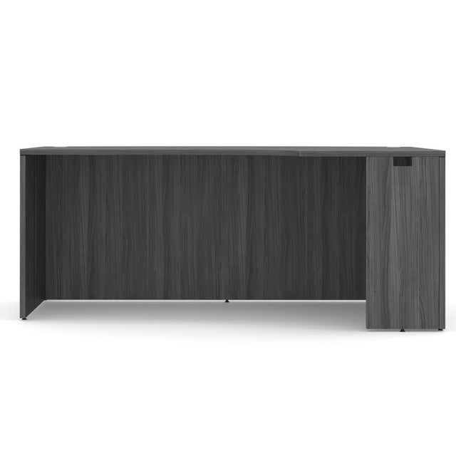 OS Laminate Bow Front Desk Shell with Right Corner Extension | PL177R