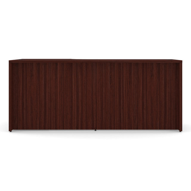 Expres Desk Shell OS Laminate Bow Front Desk Shell with Left Corner Extension (PL177L ...