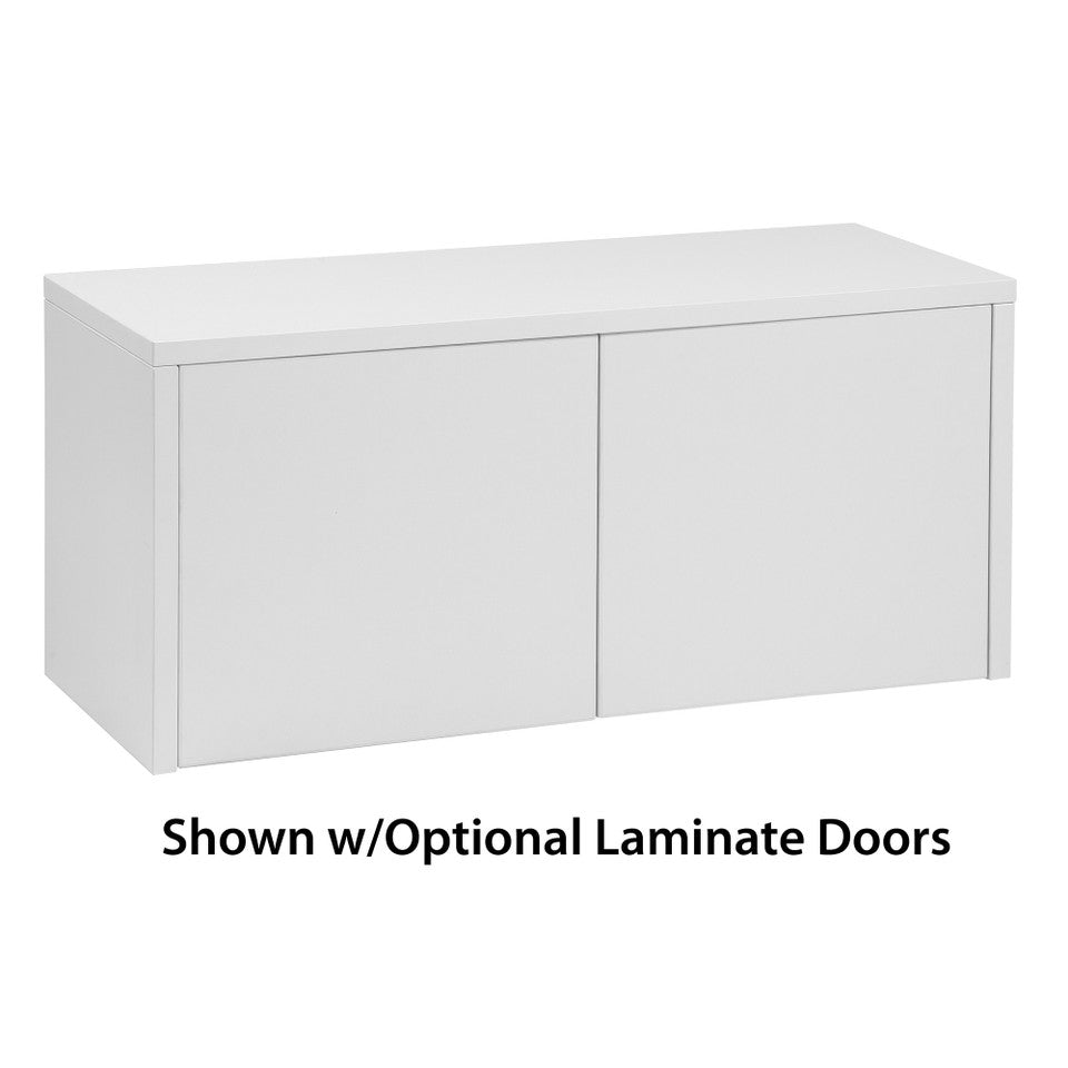 OS Laminate 36.5''W Wall Mounted Open Hutch