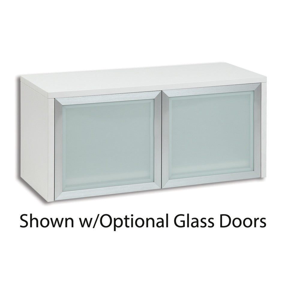 OS Laminate 36.5''W Wall Mounted Open Hutch